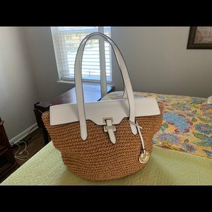 Michael Kors straw bag